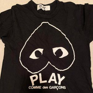 Comme des Garcons PLAY Black T-shirt